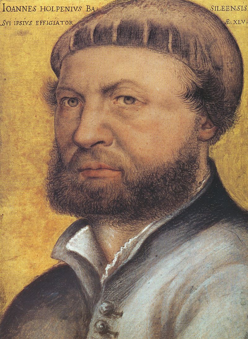 Hans Holbein autoportrait - Les Ambassadeurs
