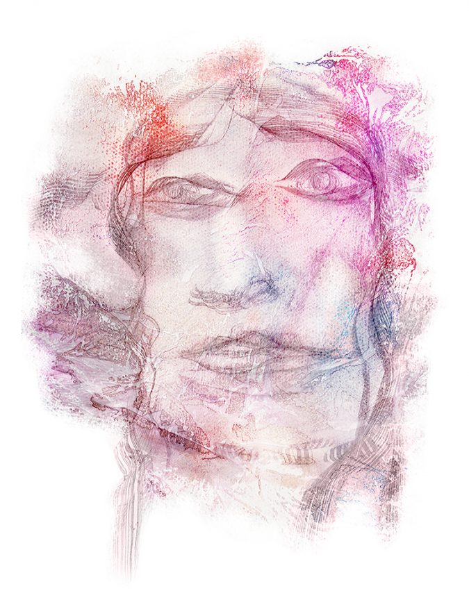 Portrait de Chloé - Artiste Peintre Yannick Le Quilleuc