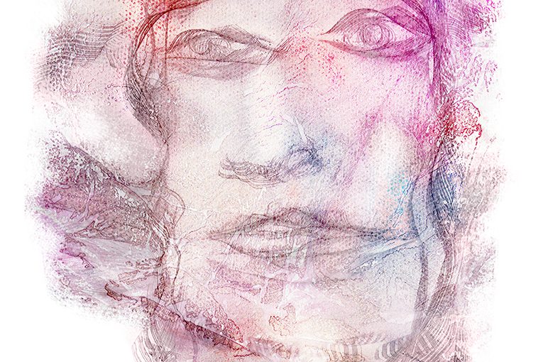 Portrait de Chloé - Artiste Peintre Yannick Le Quilleuc