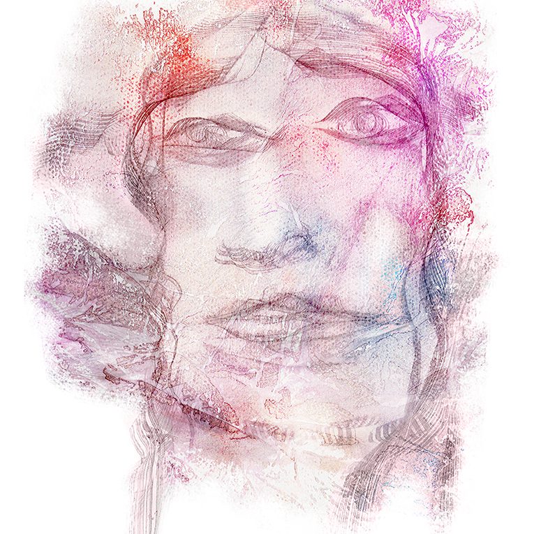 Portrait de Chloé - Artiste Peintre Yannick Le Quilleuc