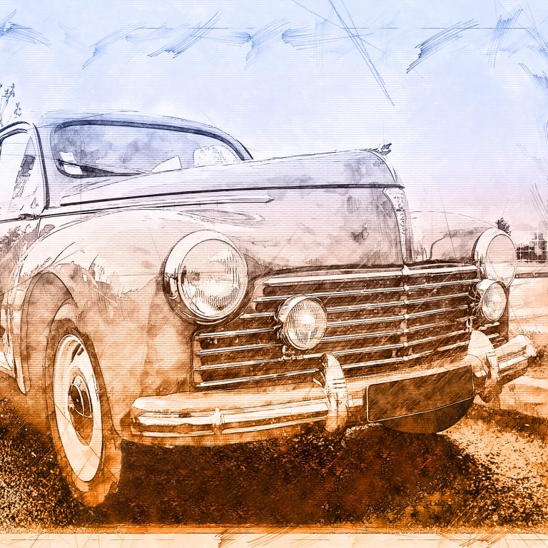 Yannick Le Quilleuc – peintre – Rétromobile Bazas – “Peugeot 203” Yannick Le Quilleuc - peintre - Rétromobile Bazas – “Peugeot 203”