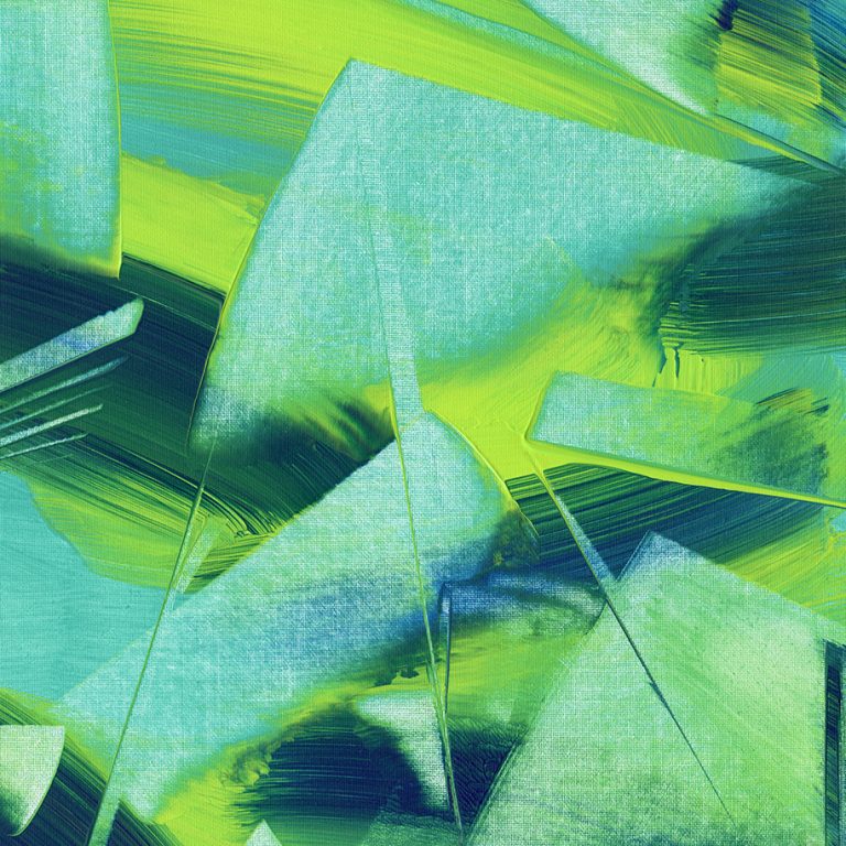 "Geste végétal" - Peinture acrylique de l'Artiste Peintre Yannick Le Quilleuc.