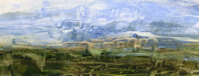 Tregor-2000 Le Quilleuc Artiste Peintre - tableau : “Trégor” Paysage Acrylique