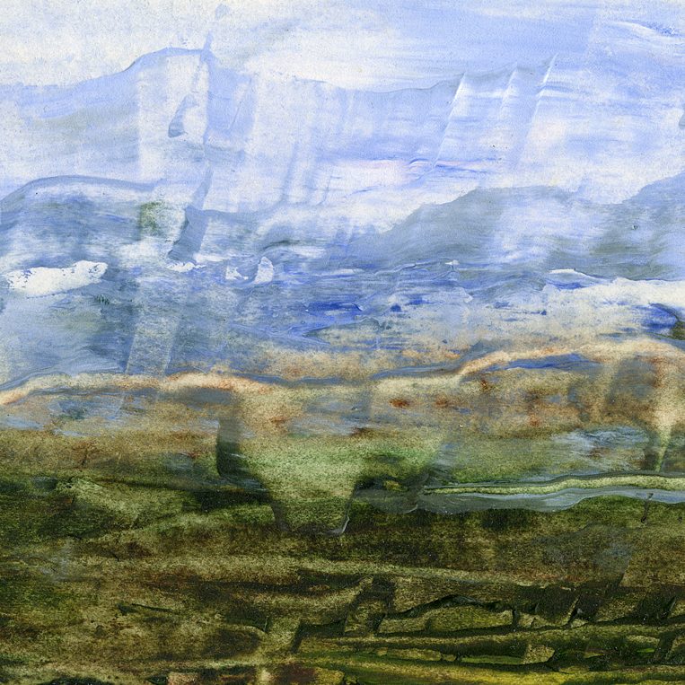 Le Quilleuc Artiste Peintre - tableau : “Trégor” Paysage Acrylique