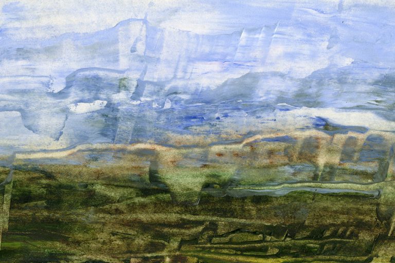 Tregor-2000 Le Quilleuc Artiste Peintre - tableau : “Trégor” Paysage Acrylique