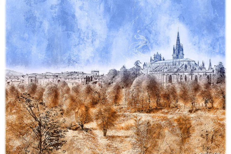 Cathédrale-le-Beuve-2200 Yannick Le Quilleuc - Artiste Peintre