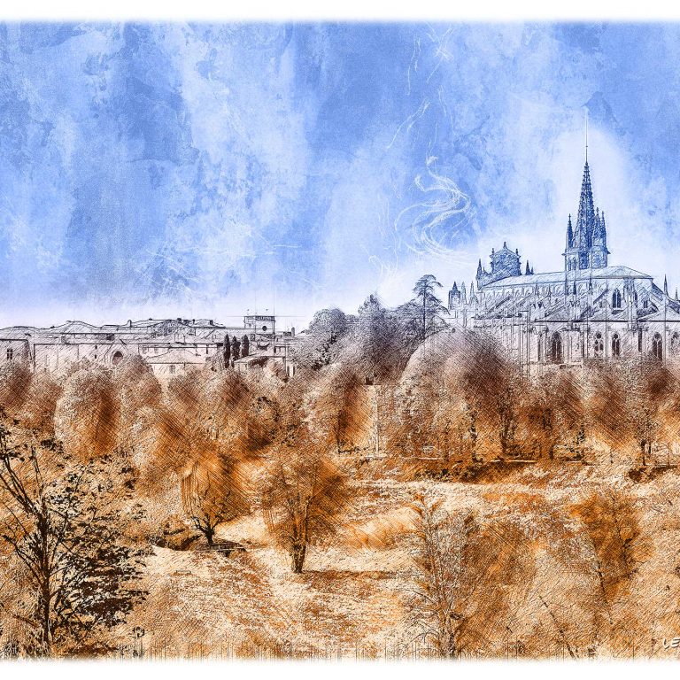 Cathédrale-le-Beuve-2200 Yannick Le Quilleuc - Artiste Peintre